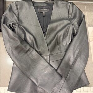 Black Women's soft leather jacket